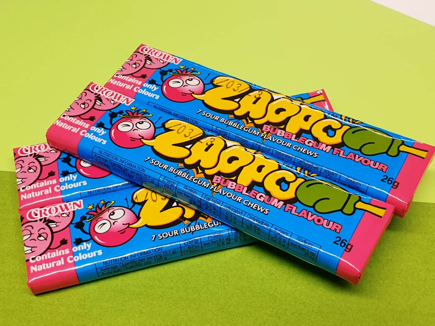 Zappo Bubblegum Chews