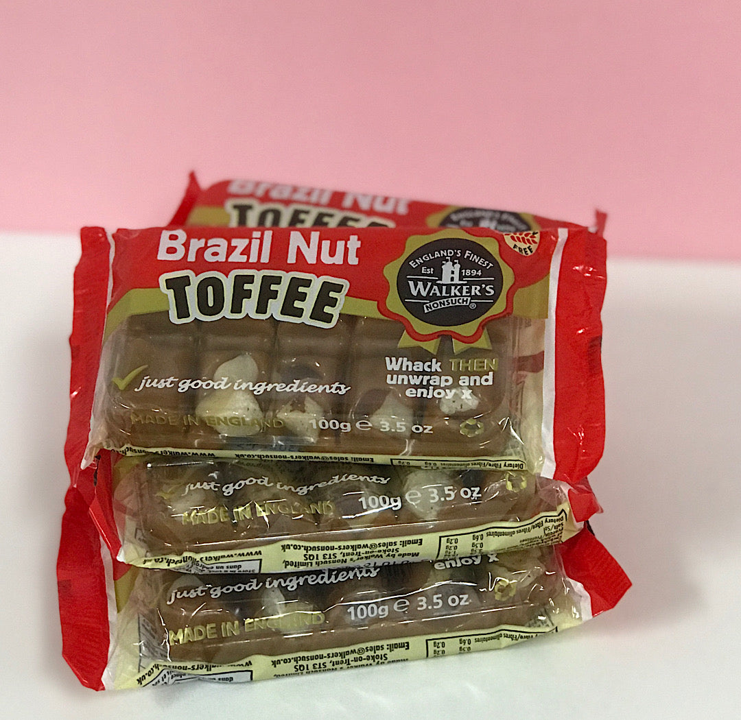 Picture of Walker's Brazil Nut Tray Toffee 100g