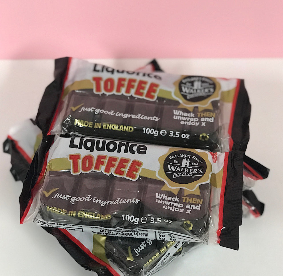 Walker's Liquorice Tray Toffee Hahndorf Sweets