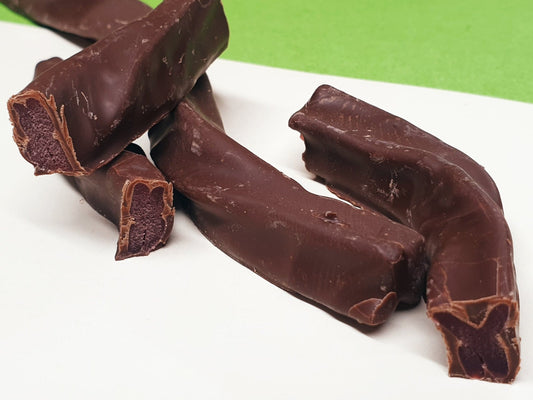 Chocolate Coated Raspberry Twisters
