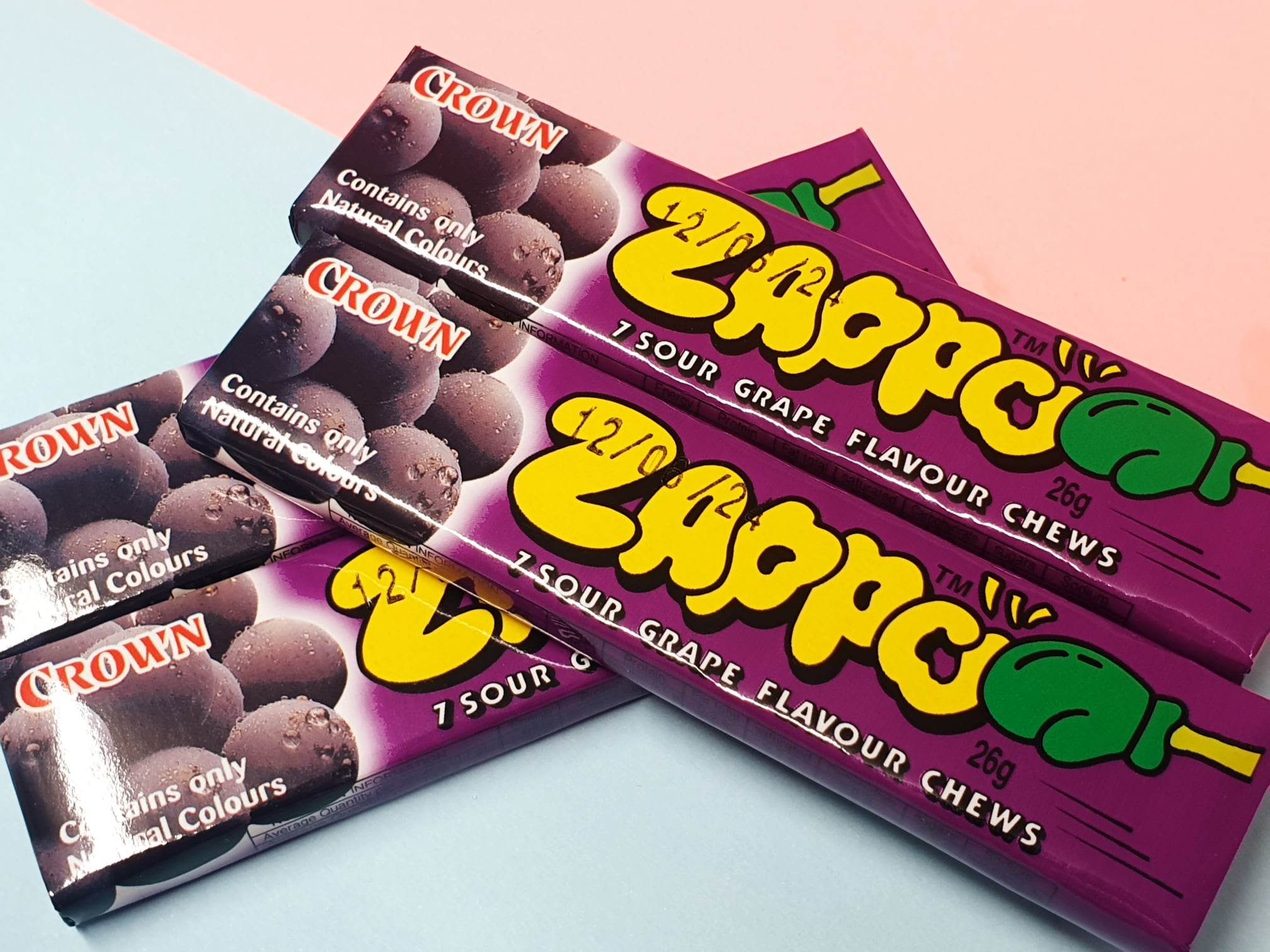 Zappo Grape Chews Hahndorf Sweets