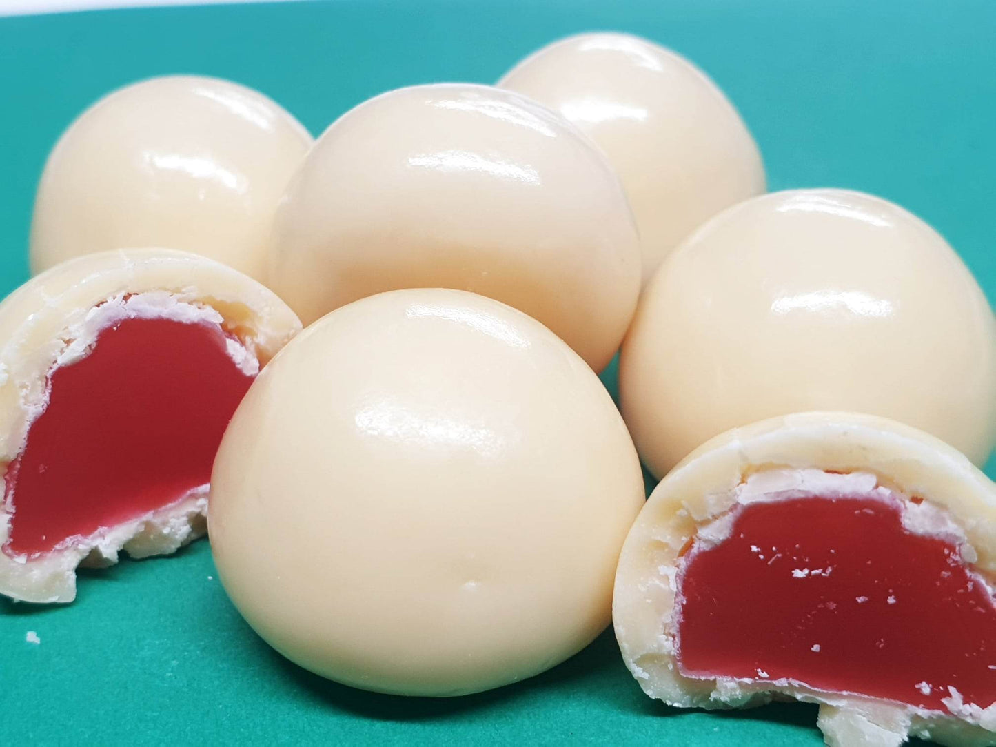 White Chocolate Raspberries