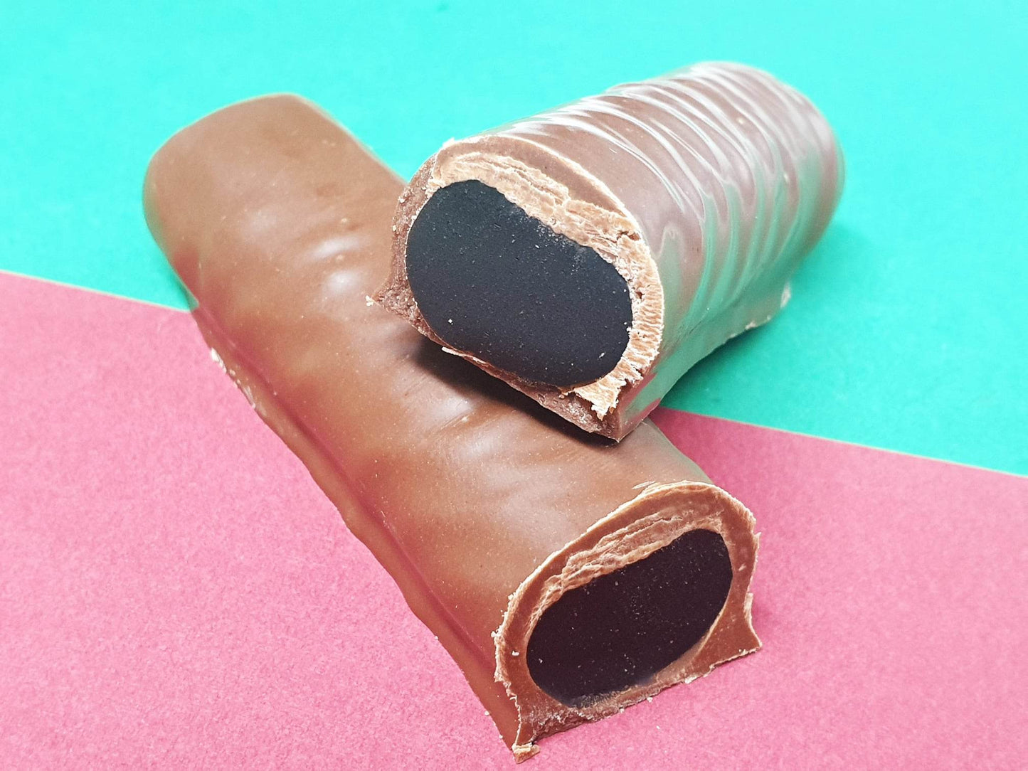 Milk Chocolate Licorice Log