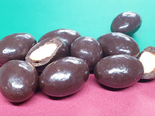 Dark Chocolate Scorched Almonds
